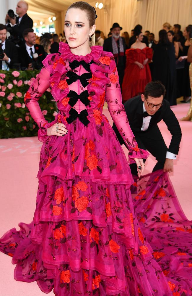 Rachel Brosnahan. Picture: Dimitrios Kambouris/Getty Images for The Met Museum/Vogue