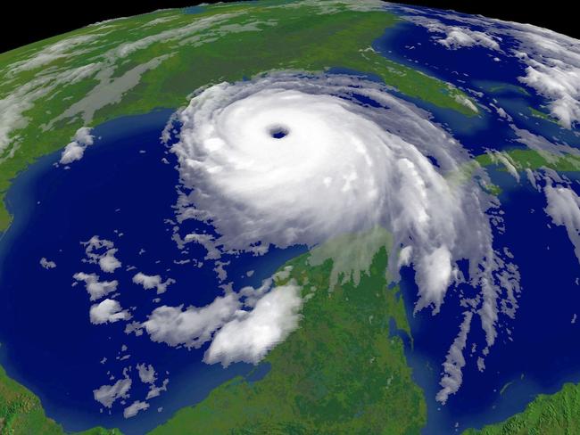 In this 28 August, 2005 satellite image from the National Oceanic and Atmospheric Administration (NOAA), Hurricane Katrina is seen churning in the Gulf of Mexico. New Orleans, LA. Mayor Ray Nagin on Sunday ordered a "mandatory" evacuation of the low-lying coastal city threatened by the potentially devastating Hurricane Katrina. "I want citizens to understand this is very serious," he said as he announced the evacuation of the city of 1.4 million at a news conference. Hurricane Katrina, which packed winds of 250 kilometers (160 miles) per hour, was forecast to slam ashore near the flood-prone city early 29 August Katrina has been upgraded to a Category 5 storm and could cause storm surges of up to 25 feet. AFP PHOTO/HO/NOAA/GETTY OUT