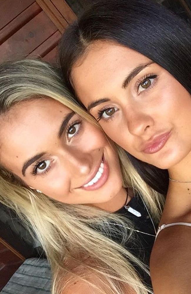 Australian model Isobella Fraser and sister Prue were both victims of an acid attack in a London nightclub. Picture: Instagram