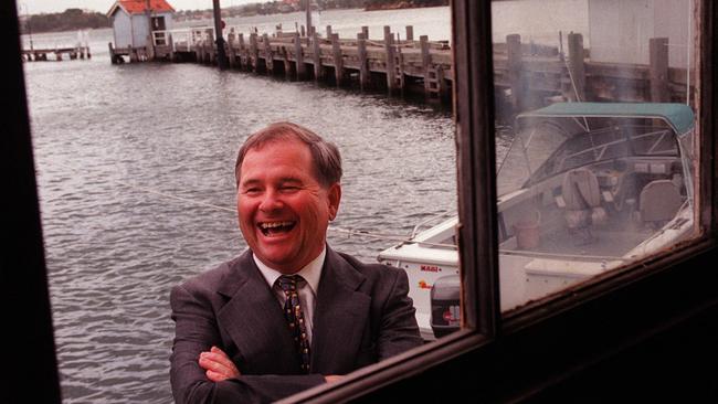 Neil Balnaves on the set of Water Rats in 2000. Picture: Mark Williams.