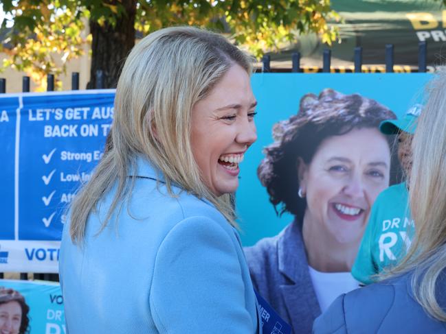 Liberal candidate Amelia Hamer is trying to claw back the blue-ribbon seat of Kooyong from Teal MP Monique Ryan. Picture: David Crosling