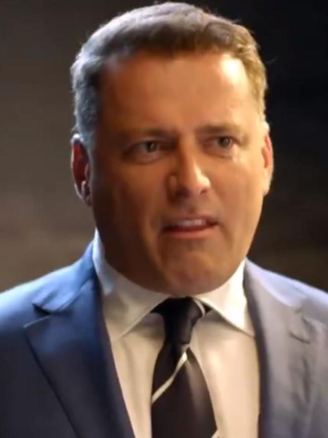 Karl Stefanovic hamming it up in a promo for Today.