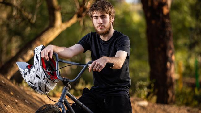 Harry Hill got his life back on track, joining the Mas TRAILS program. Picture: Tom Huntley