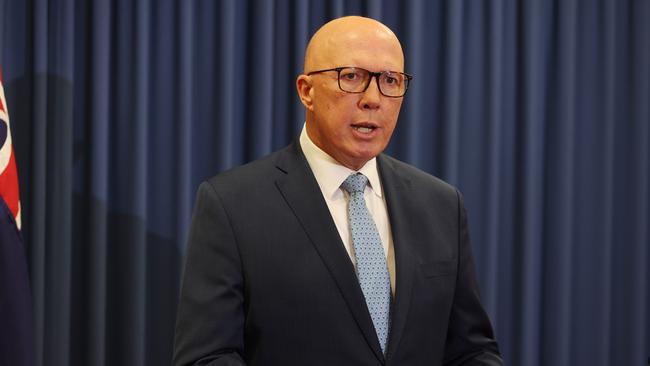 Opposition Leader Peter Dutton. Picture: Annette Dew