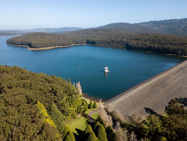 Water contamination. Yarra Valley Water has advised of a potential water quality issue after electrical damage caused by overnight storms may have caused undisinfected water from Silvan Dam to enter the water supply system.  Picture: Jake Nowakowski