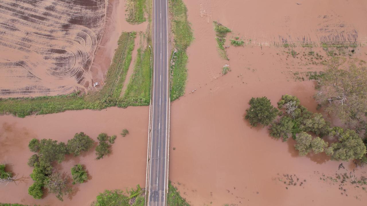 Parts of the South Burnett have experienced flash flooding after being inundated Monday and Tuesday with reports of heavy rainfall of more than 220mm in some areas. Picture: Charlie Spagalli Photography &amp; Videography