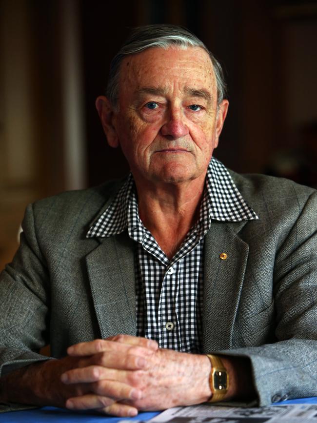 Former Victorian Police commissioner Kel Glare has called on Victoria Police to arrest the Labor MPs refusing to co-operate with the investigation into the party’s rorts-for-votes scheme. Picture: Aaron Francis