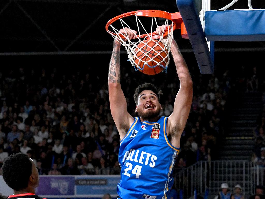 Tyrell Harrison of the Bullets scored a combined 92 points across the Bullets’ two pre-season games. Picture: Getty