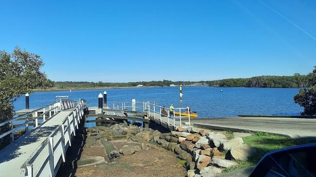 The ramp is a popular launching point for river users.