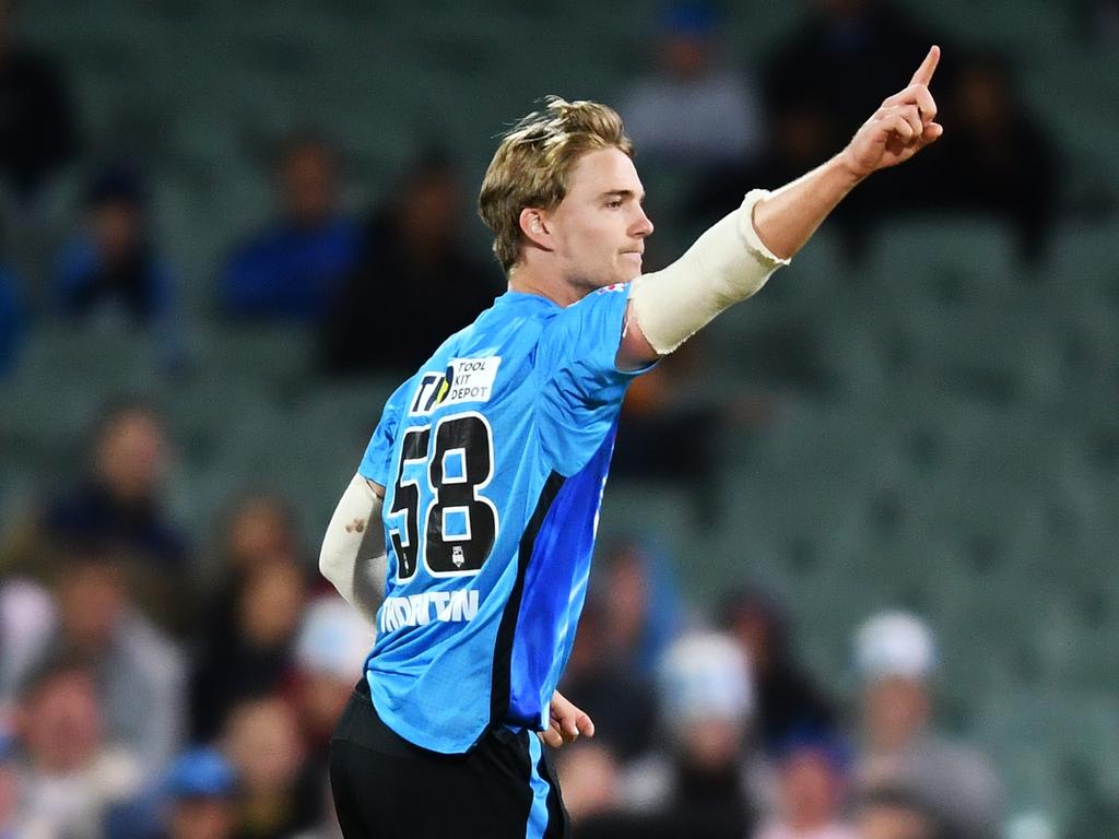 Henry Thornton has been a prolific wicket-taker for the Strikers. Picture: Mark Brake/Getty Images