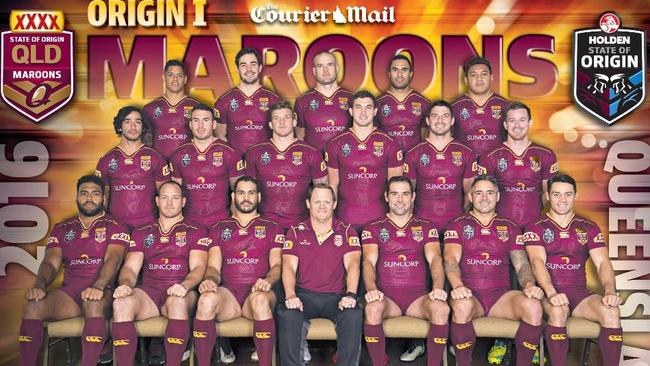 Download Queensland Maroons State of Origin team poster