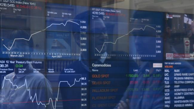 One analyst says the dip in shares was ‘welcomed’ by many institutional investors, who had been holding back not wanting to ‘chase’ the market. Picture: NCA NewsWire/Joel Carrett