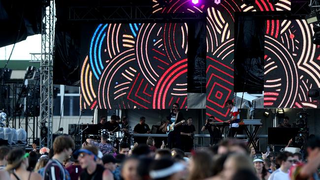 The Grass Is Greener music festival at the Cairns Showgrounds. Crooked Colours performing. PICTURE: STEWART MCLEAN