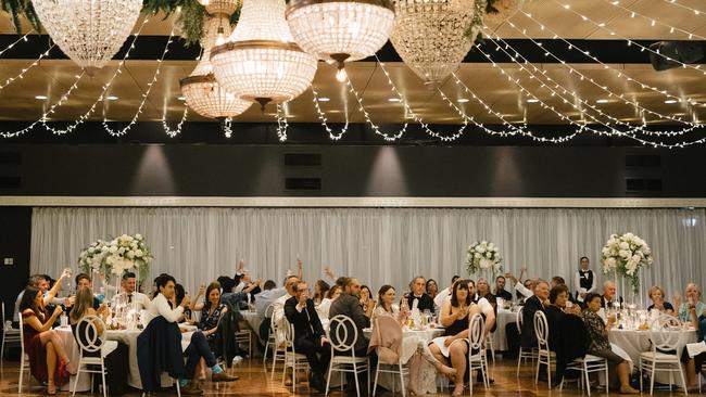 Toula Georges and Kiernan Tait’s wedding. Picture: Lover of Mine