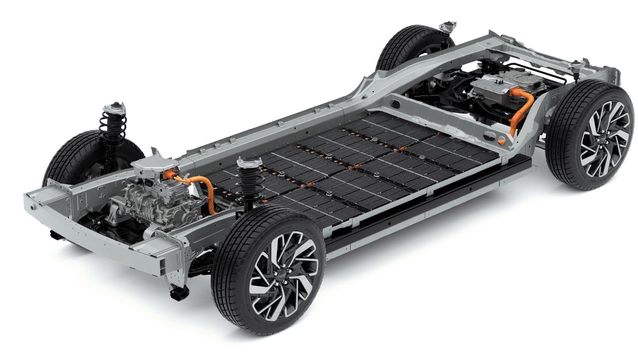 Hyundai’s E-GMP modular electric car platform will give the vehicles a low centre of gravity.