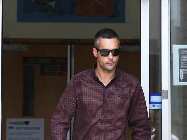 Jeremy Princehorn leaves Belmont Court to the heckling of Danielle Easey supporters. Picture: Peter Lorimer