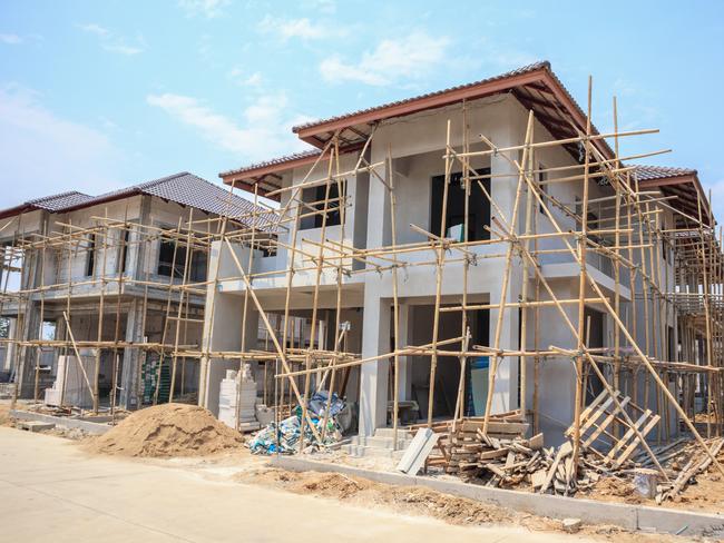 Generic home construction photo. Builder, home, bricks