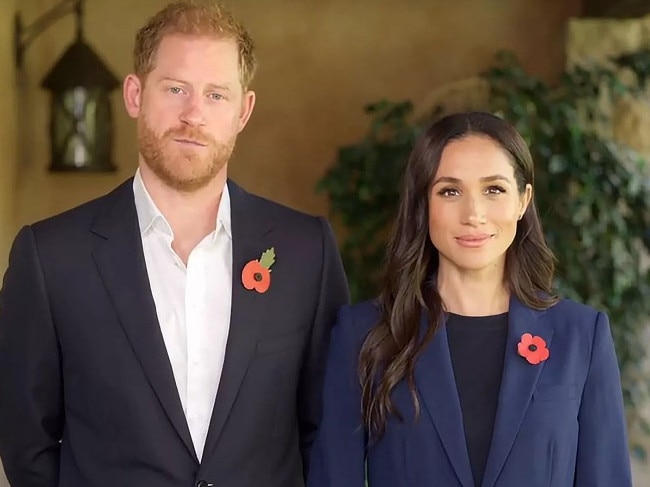 Prince Harry and Meghan Markle appear together in a video for the Global Ministerial Conference on Violence Against Children in Colombia on November 7.