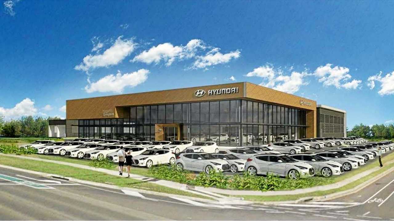 Work starts on first of three new car showrooms The Courier Mail