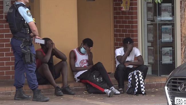 The arrests teens were taken to Burwood and Auburn police stations. Picture: TNV