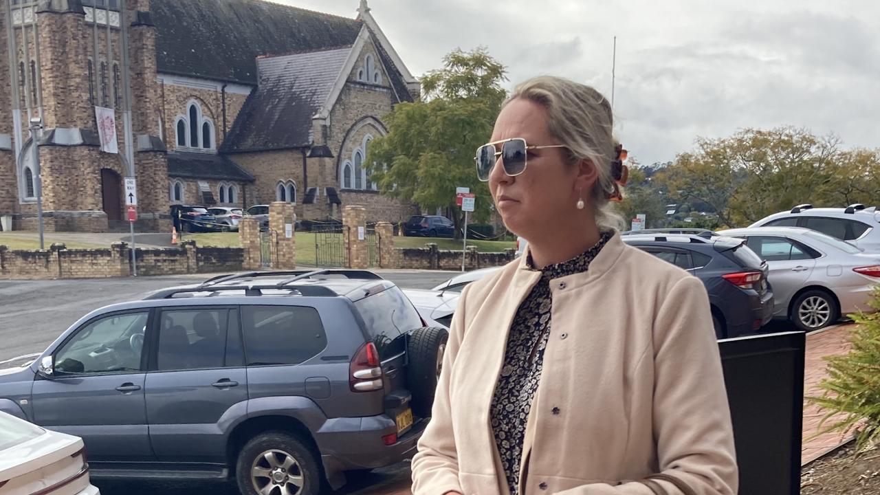 Lauren Grainger outside Lismore District Court