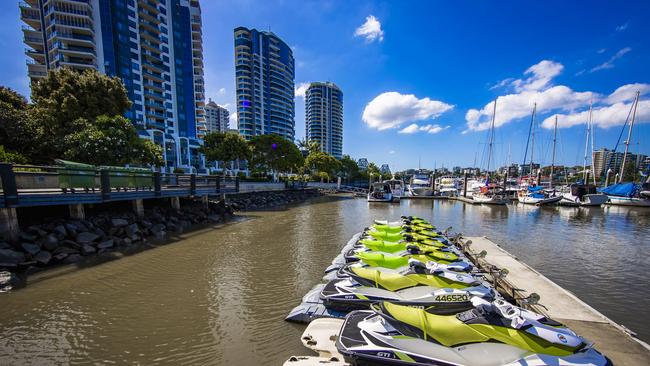 Jetski Brisbane has left Dockside Marina, as have all other commercial operators except Prawnster.