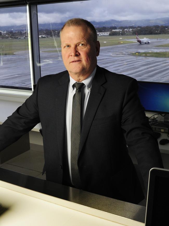 Adelaide Airport managing director Mark Young. Picture: Mark Brake