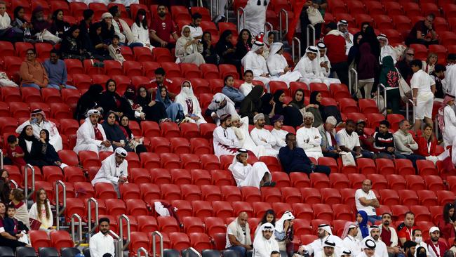 But by half time many seats were empty. Picture: Francois Nel/Getty Images