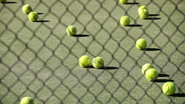 1/5/18 Controversial Talus Reserve tennis courts. Picture: Adam Yip / Manly Daily