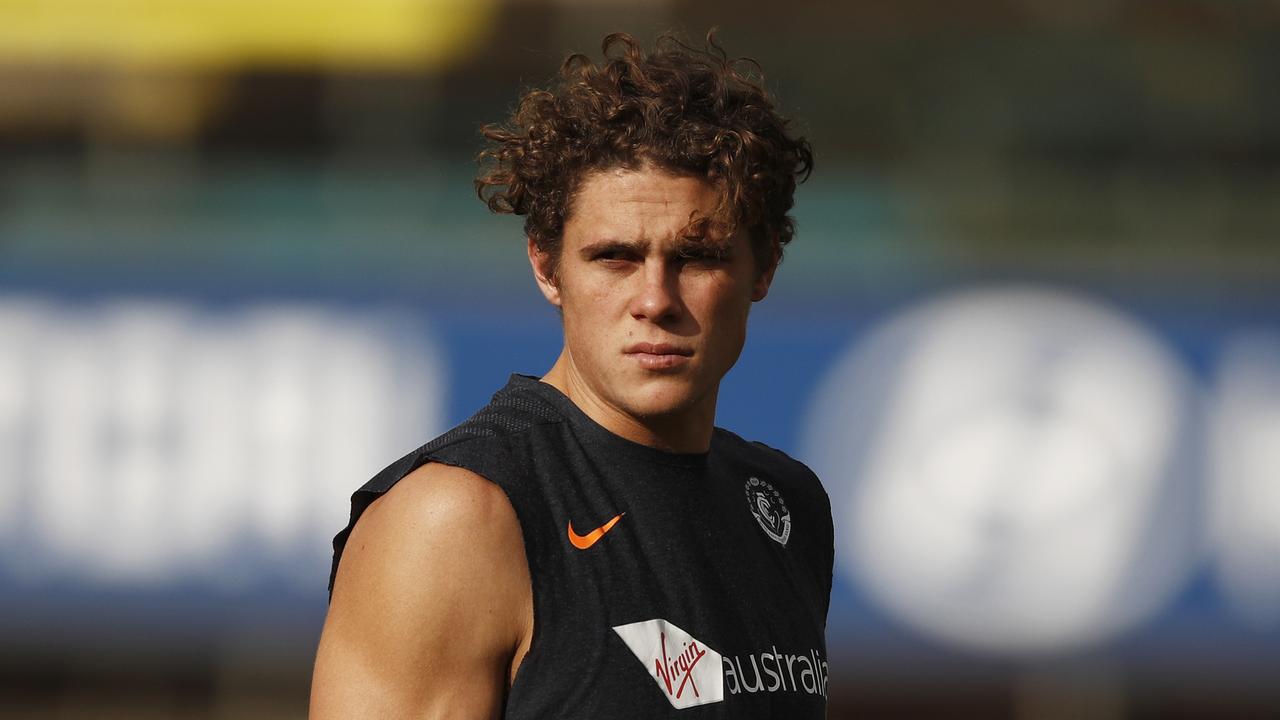 Charlie Curnow will miss the rest of the season (AAP Image/Daniel Pockett)