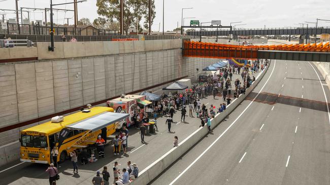 The Torrens to Torrens open day last week. Picture: AAP/Mike Burton