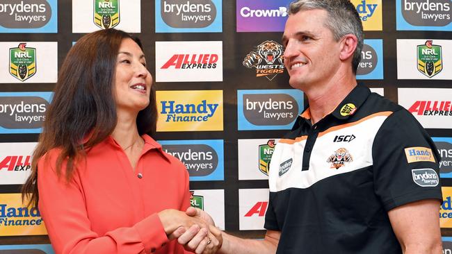 Go with new Wests Tigers NRL coach Ivan Cleary. (AAP Image/Paul Miller)