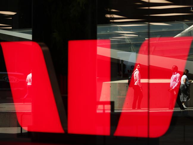 SYDNEY, AUSTRALIA - NOVEMBER 26: Pedestrians walk past a Westpac bank on November 26, 2019 in Sydney, Australia. Westpac has announced that chief executive Brian Hartzer will step down and chairman Lindsay Maxsted will leave the board early following the launch of an investigation by Australia's financial intelligence agency - AUSTRAC - over a money laundering and child exploitation scandal. AUSTRAC alleges the bank breached anti-money laundering laws 23 million times, including failing to adequately vet thousands of payments potentially linked to child exploitation. (Photo by Mark Metcalfe/Getty Images)