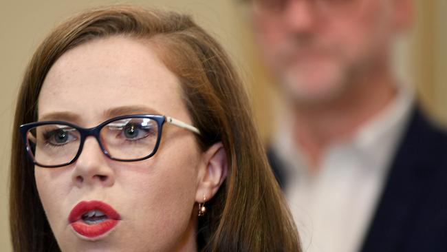 Natalie Lang, secretary of the ASU’s NSW &amp; ACT branch said the federal government had a responsibility to keep disability workers safe. Picture: NCA NewsWire / Jeremy Piper