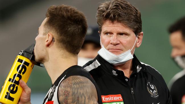 Robert Harvey led Collingwood until the end of the season, but will now join the Hawks. Picture: AFL Photos/Getty Images