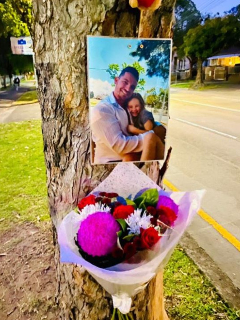 The memorial was covered in flowers, with locals paying tribute to the 12-year-old.