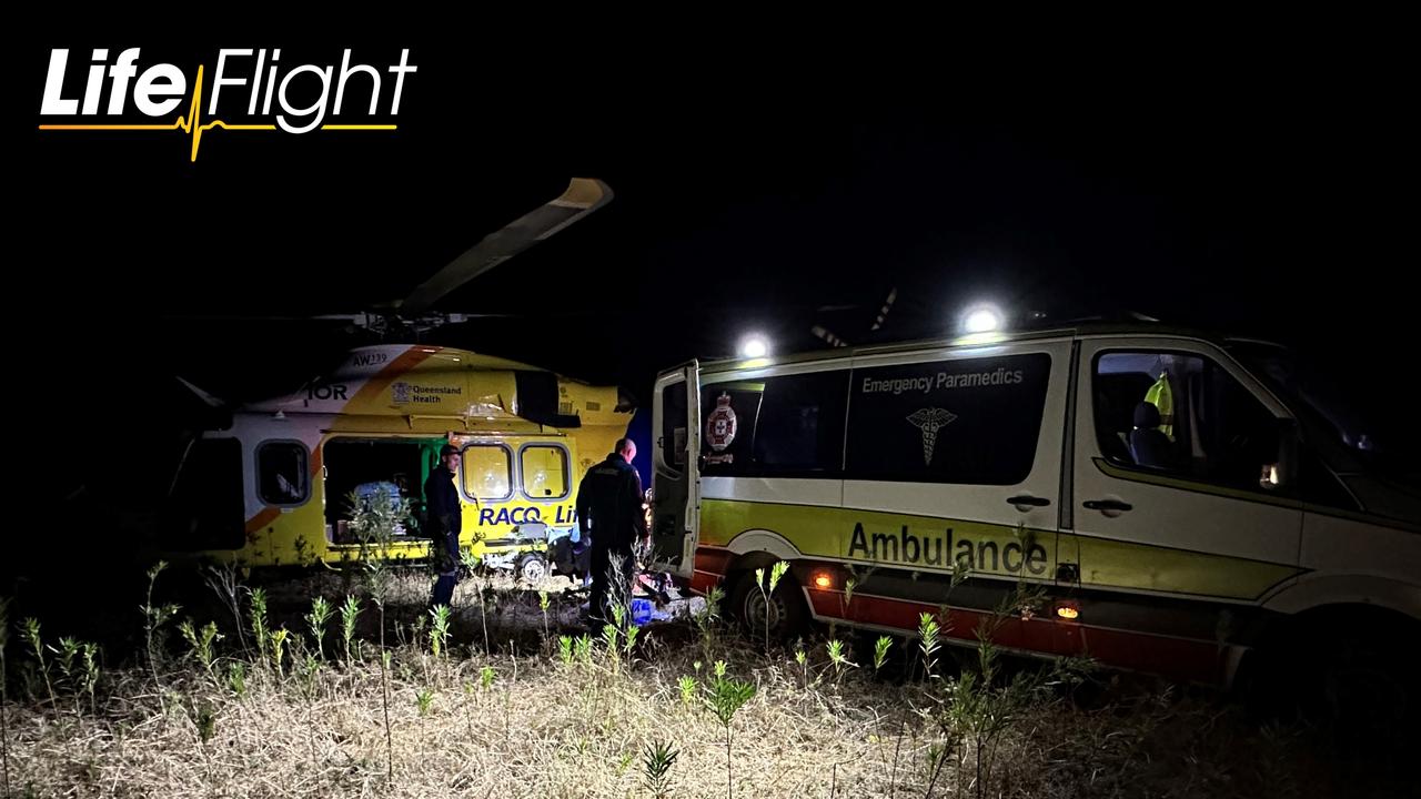 Man Flown To Toowoomba Hospital By RACQ LifeFlight Rescue Chopper After ...