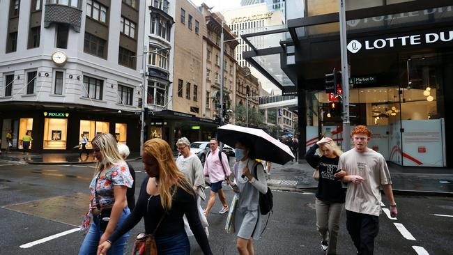 Worries about the impact of climbing interest rates led to a further deterioration in consumer confidence in April, Westpac’s monthly survey showed. Picture: Lisa Maree Williams/Getty Images