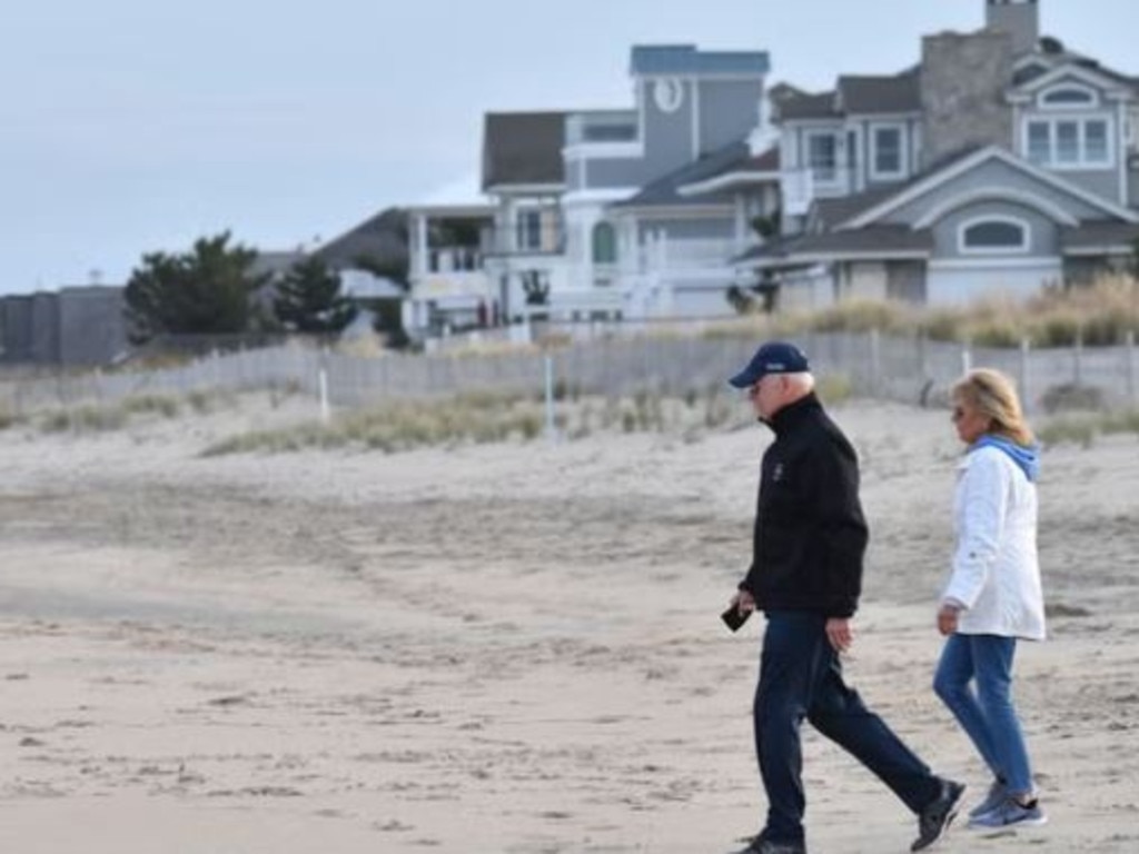 Joe and Jill now have plenty of time for long walks around Delaware. Picture: Getty