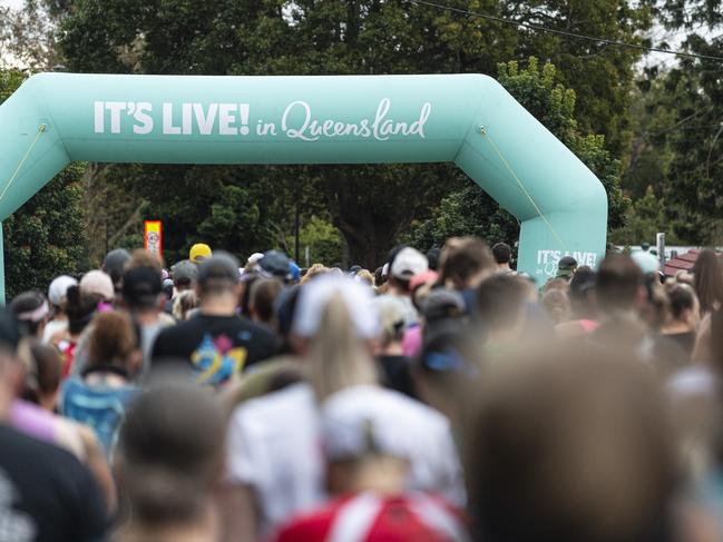 The field in the 10km event of the Toowoomba Marathon, Sunday, May 5, 2024. Picture: Kevin Farmer