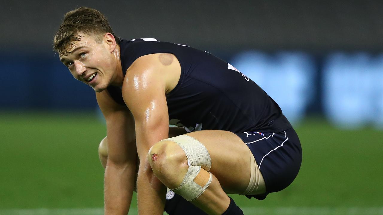 Patrick Cripps should go forward more often according to David King. Photo: Robert Cianflone/Getty Images.