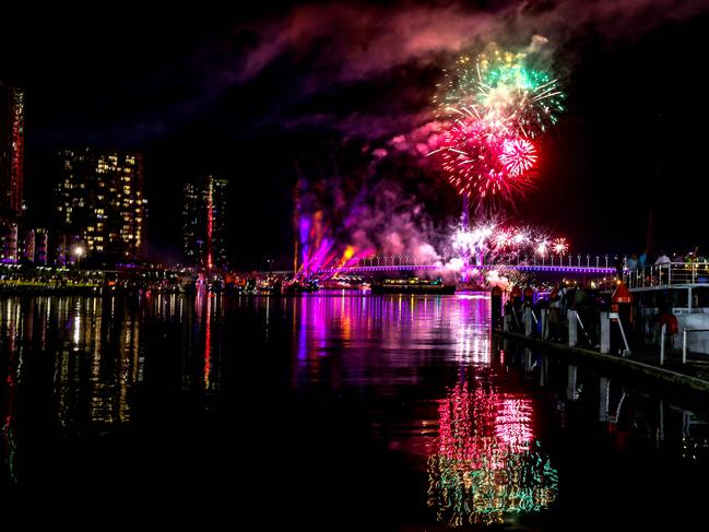 New Years Eve Celebrations in Melbourne. Picture: Nicole Cleary