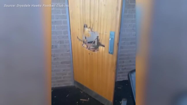 Drysdale footy club's gym vandalised