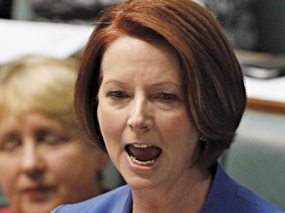 ***  FOR USE BY STELLAR MAGAZINE *** MUST NOT RUN BEFORE: JULY 12, 2020 *** STELLAR COVER FEATURE: Julia Gillard *** Caption: CHP_Export_81429972_09-10-2012 NEWS PM Julia Gillard speaking on the motion to remove Peter Slipper*** ©Kym Smith ***