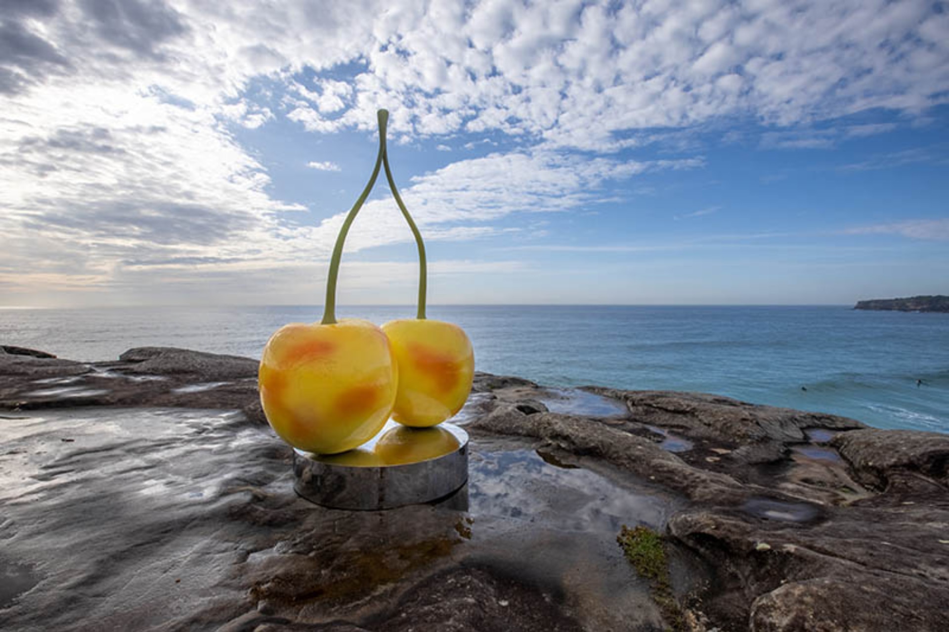 <p><i>Image credit: Gareth Carr. </i>Global Warming, <i>by Nikita Zigura. Sculpture by the Sea, Bondi, 2022.&nbsp;</i></p><h3><b>Visit Sculptures by the Sea in Bondi</b>&nbsp;</h3><p>A fixture of the Sydney (almost) summer calendar, Sculptures by the Sea is a celebration of local talent and stunning views from the Bondi shoreline. Celebrating its 25th anniversary this year, Sculptures by the Sea is the world&rsquo;s largest free-to-the-public art exhibition, welcoming locals and visitors alike to walk the 2 kilometre-long track from Bondi to Tamarama and admire the creativity of Australian artists.&nbsp;</p><p><i>Sculptures by the Sea is running in Bondi from October 20 to November 6, 2023. For more information, visit </i><a href="https://sculpturebythesea.com/" target="_blank" rel="noopener"><i>sculpturesbythesea.com</i></a></p>