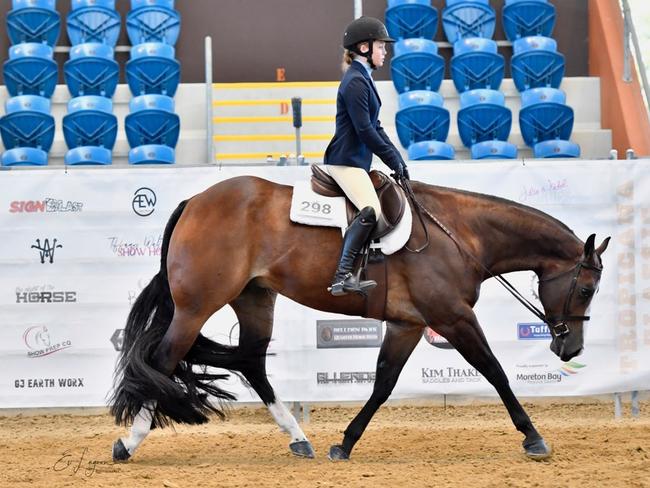 Maddi has already been all over Australia competing in equestrian events