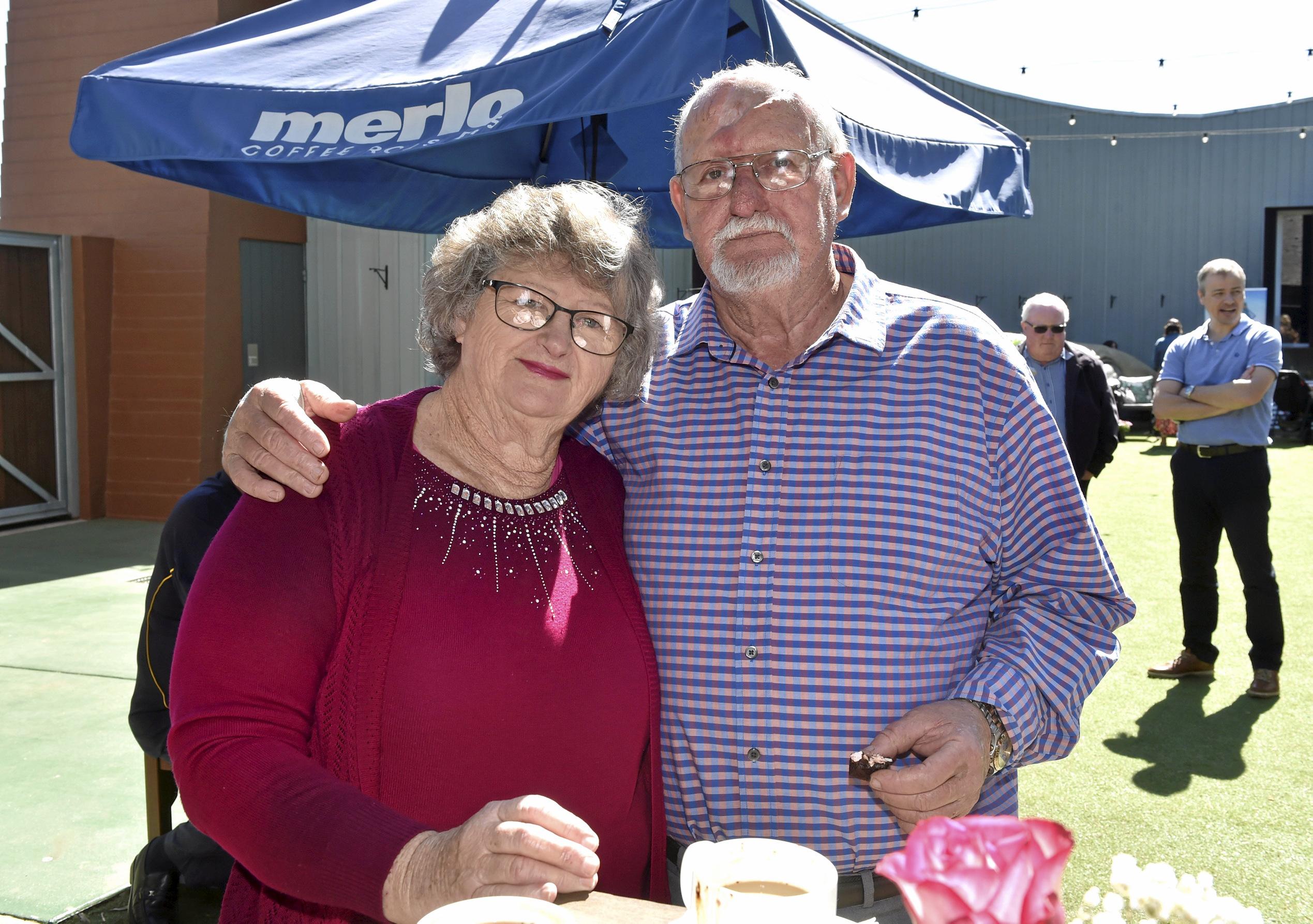 Carol and Peter Mullen. Launch of Chronicle Garden Compettion. August 2019. Picture: Bev Lacey