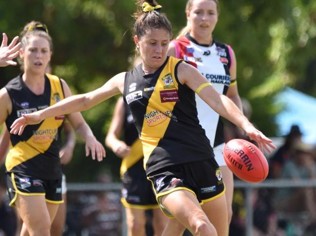 Eliza Morrison has been a consistent performer for a Nightcliff side on the up. Picture: Tymunna Clements / AFLNT Media