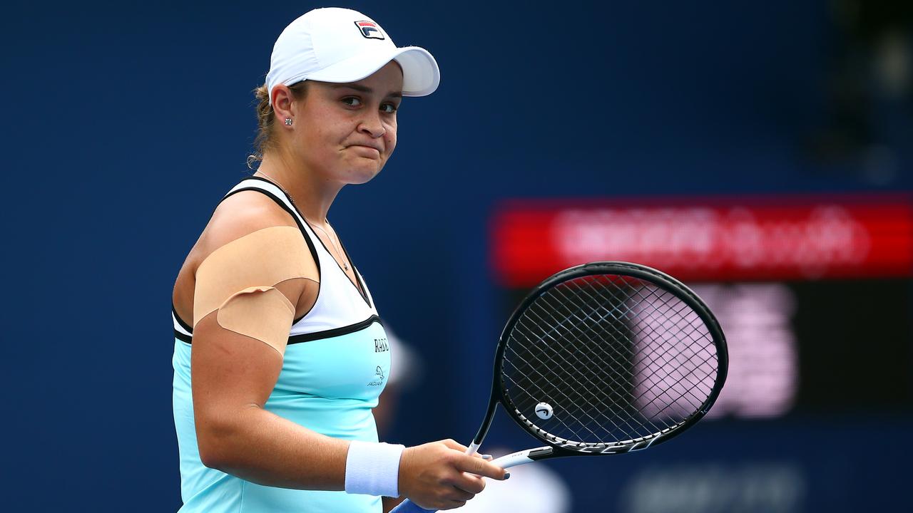 Ashleigh Barty crashes out of Rogers Cup.