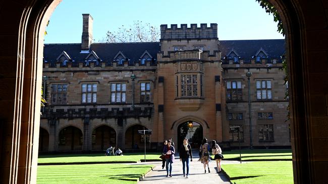 The University of Sydney has acknowledged this year’s high indexation rate may have long term consequences for some students. Picture: Jeremy Piper